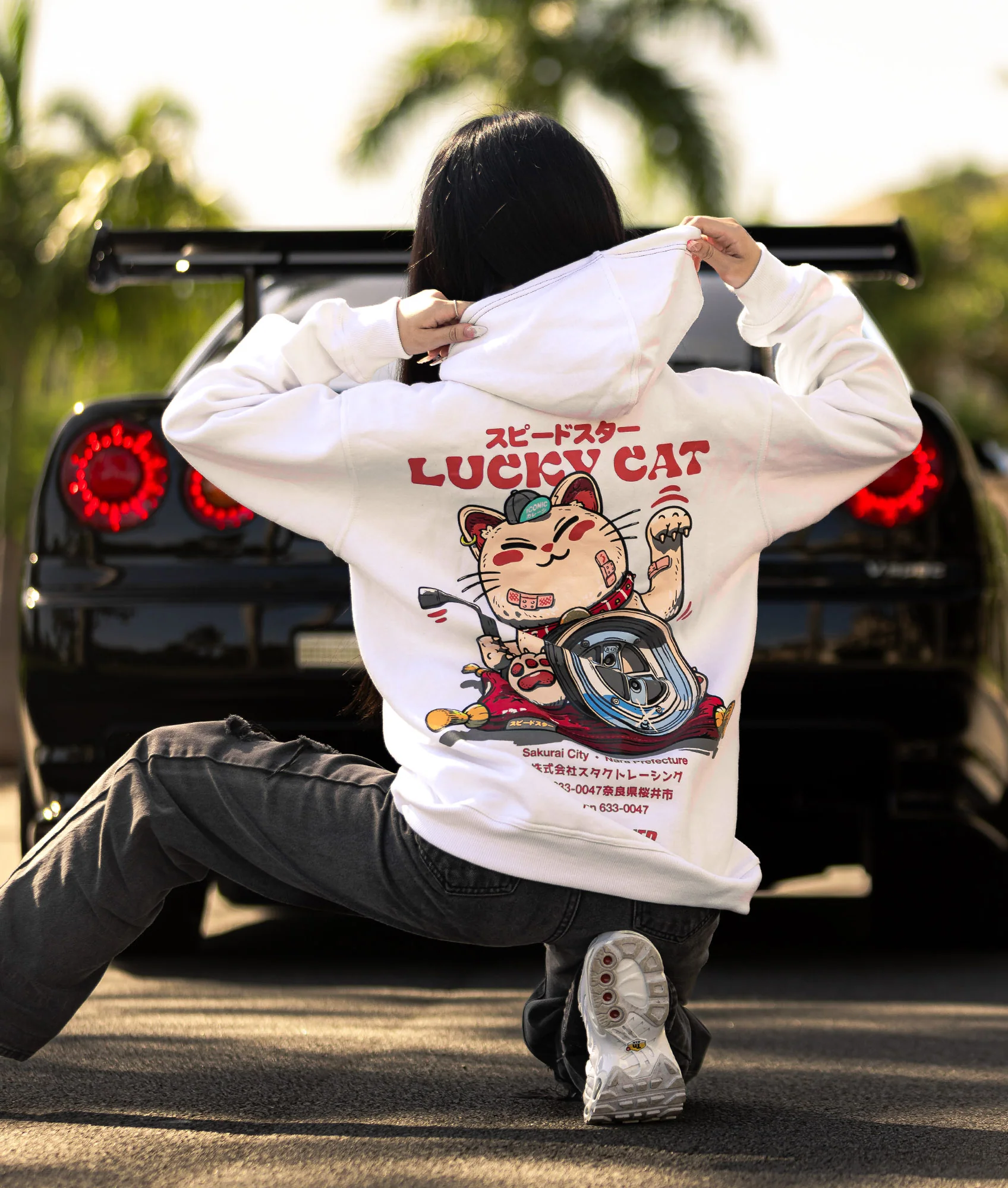 Lucky Cat Hoodie - Image 12