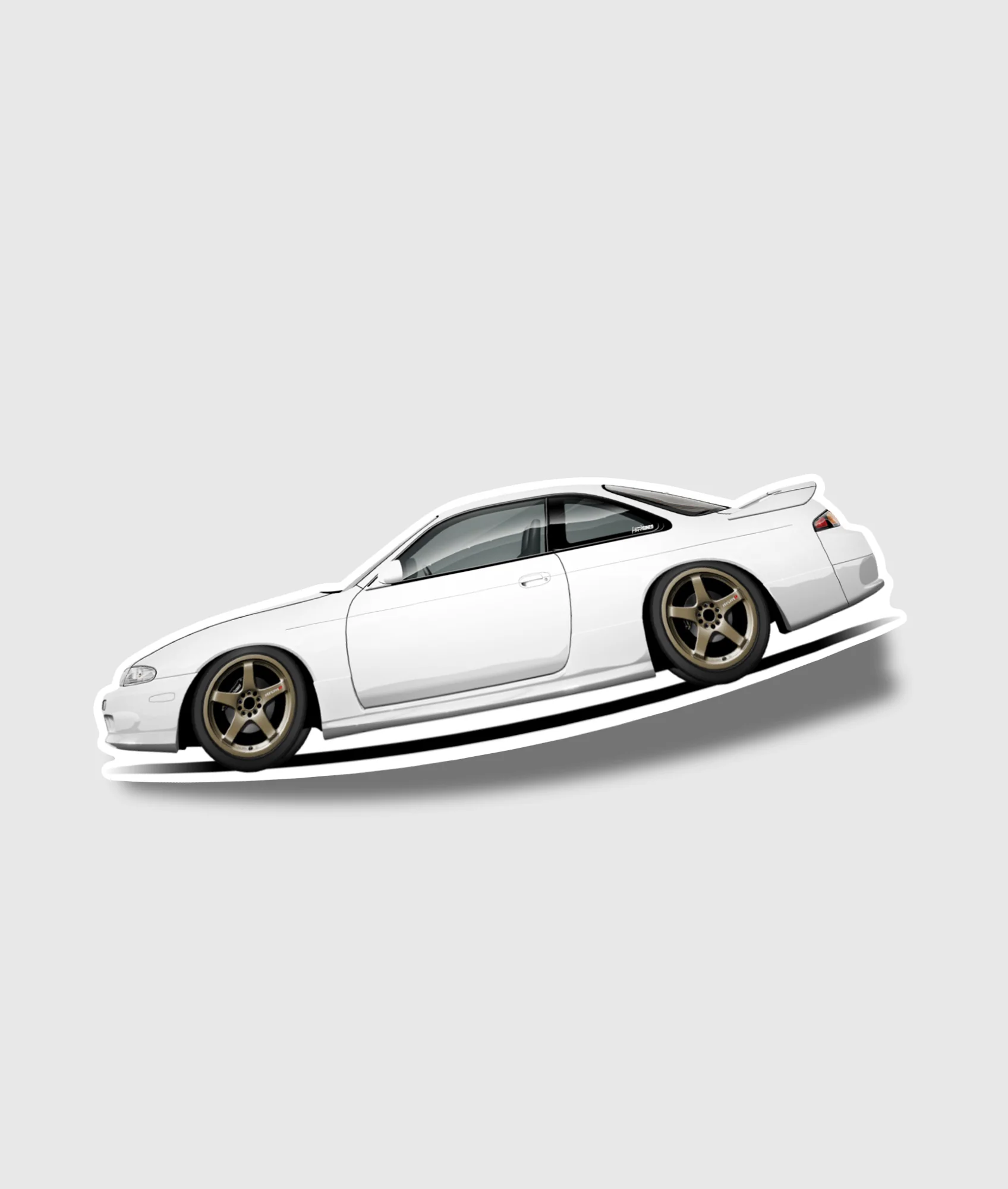 Nissan Zenki S14 Sticker - White