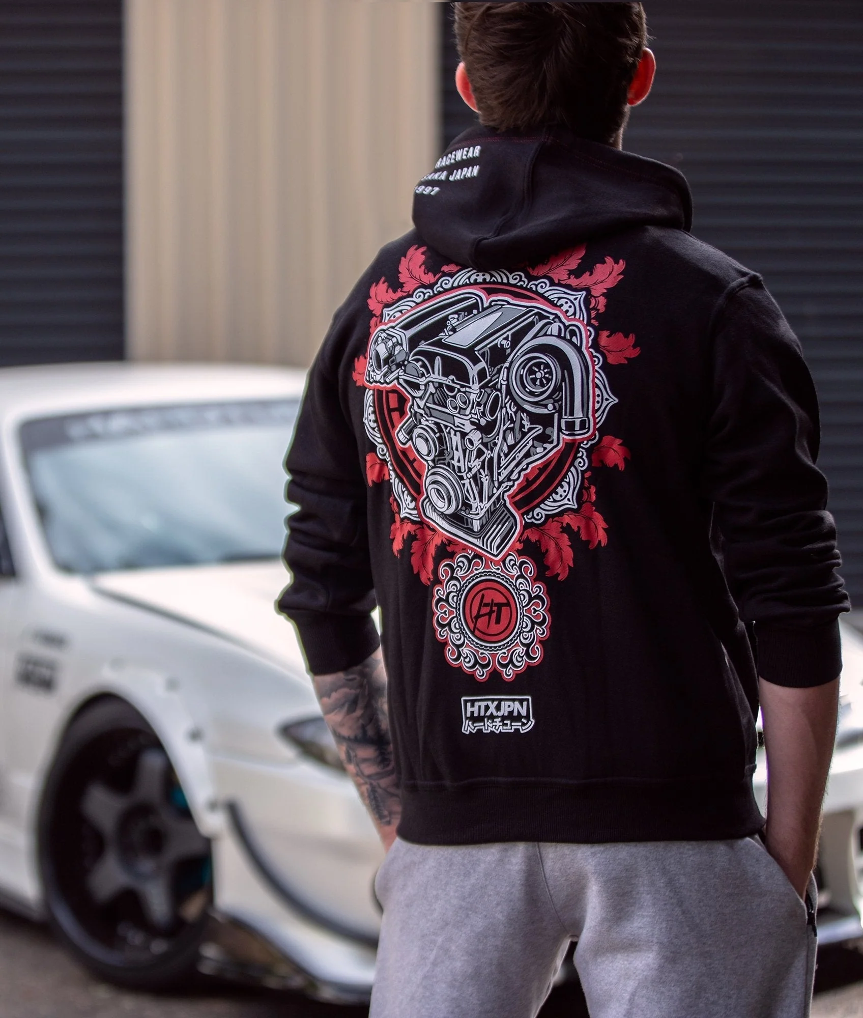 SR20 Tattoo Pullover Hoodie - Image 2