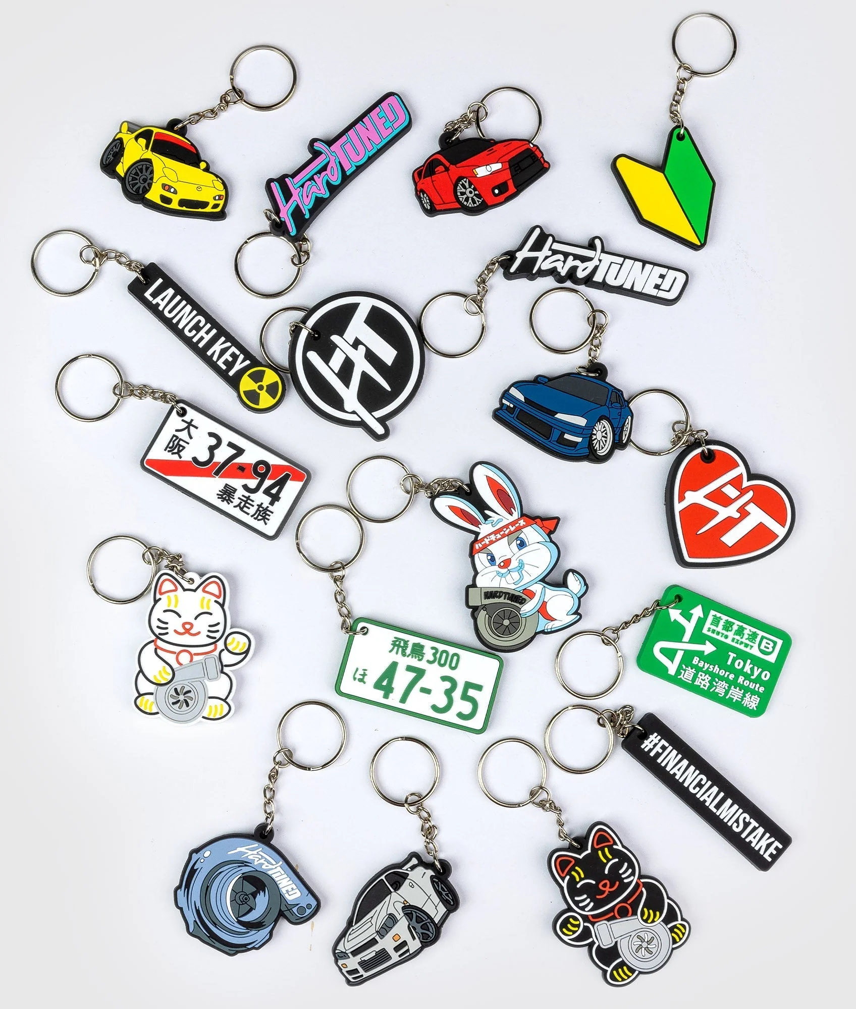 Turbo Rubber Key Ring - Image 4
