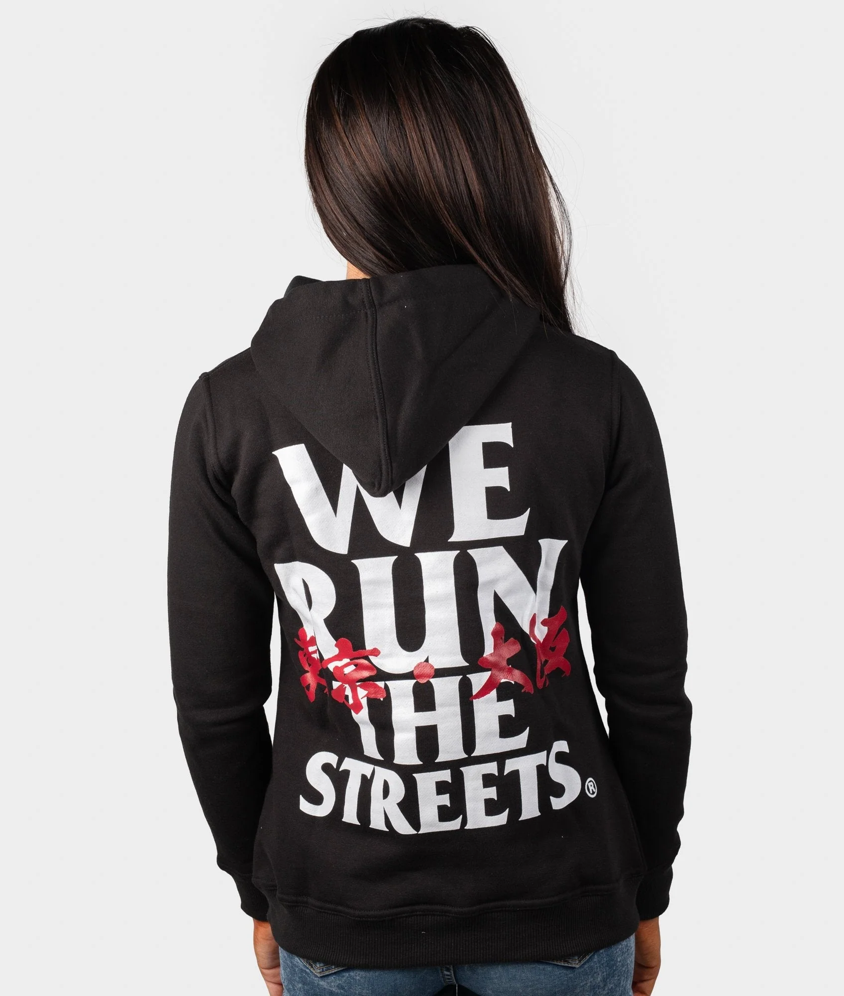 We Run The Streets Womens Hoodie