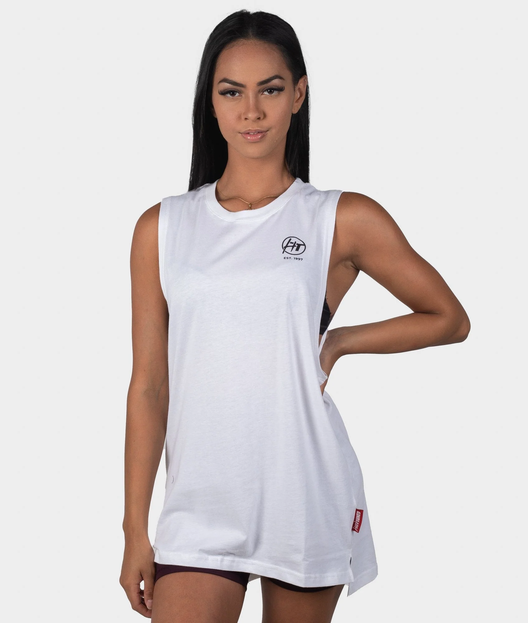 Womens HTxJPN Crossing Tank - White - Image 2