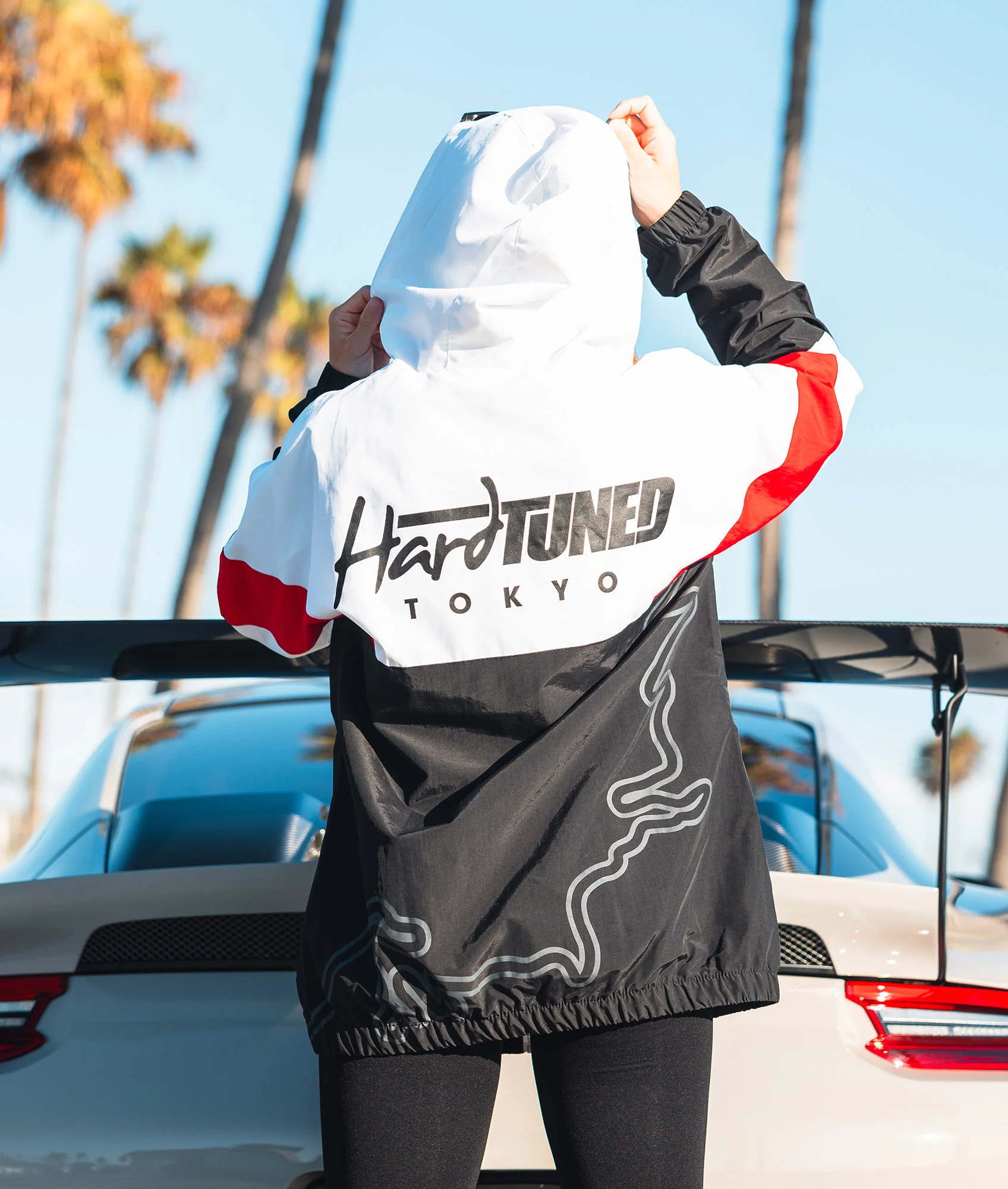 Womens Tokyo Retro Windbreaker - Image 9
