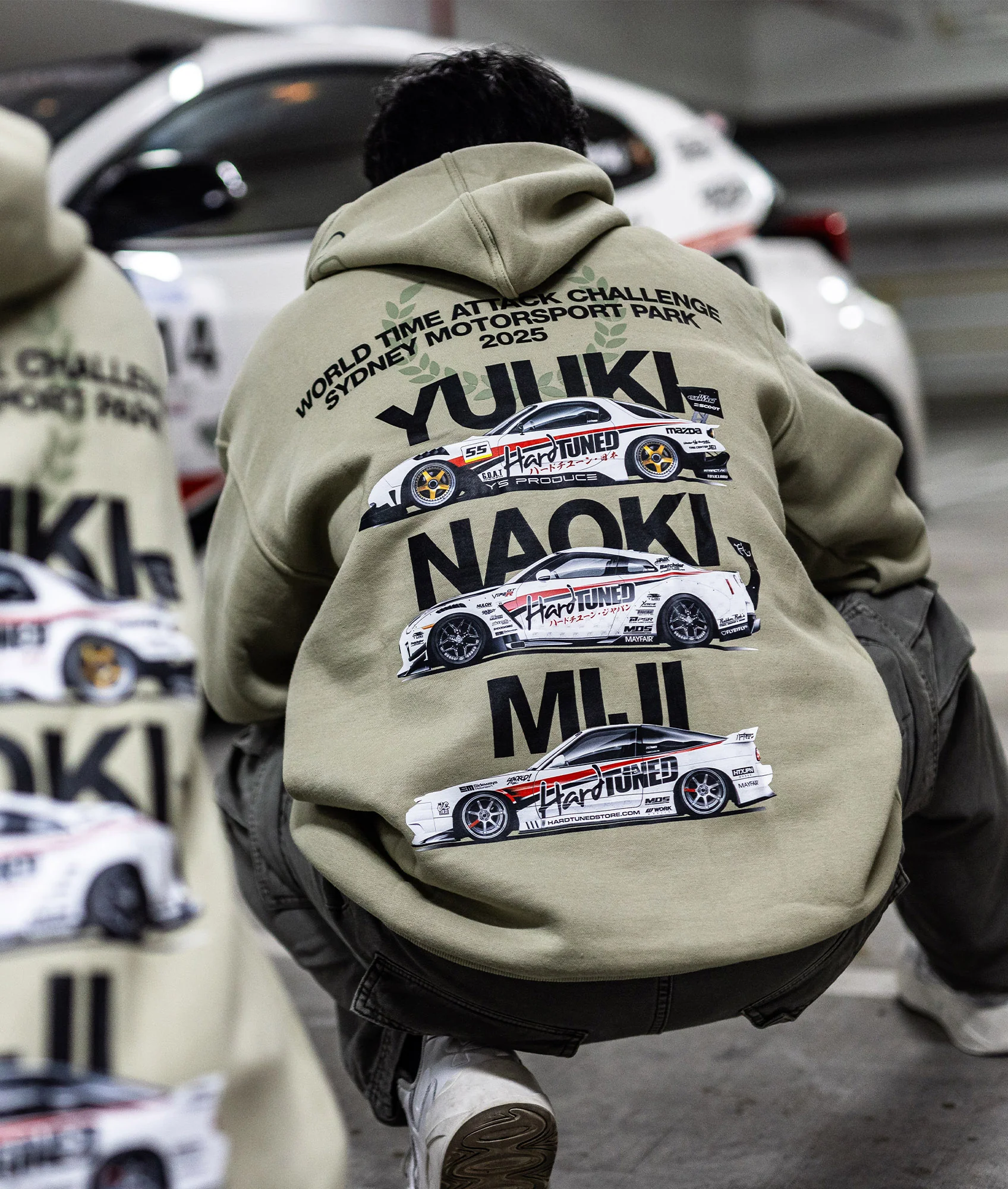 World Time Attack Team Hoodie - Eucalyptus - Image 2